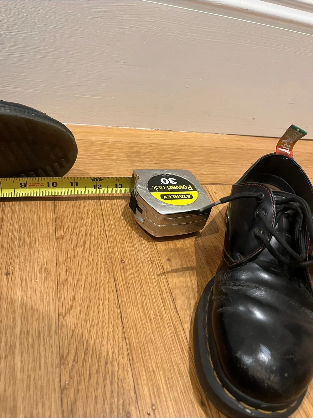 Dr. Martens Black Leather Pride Oxfords